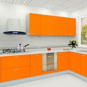 фото оранжевой кухни