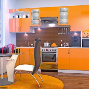 Кухня оранжевая og-04