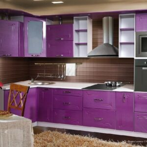 Кухня фиолетовая fo-07