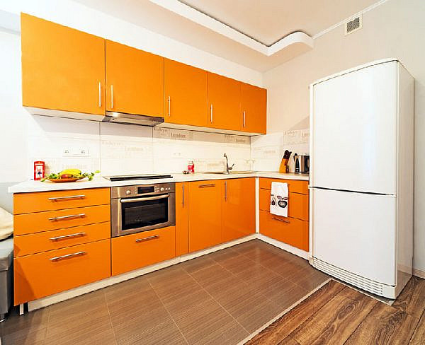 Кухня оранжевая OG-07