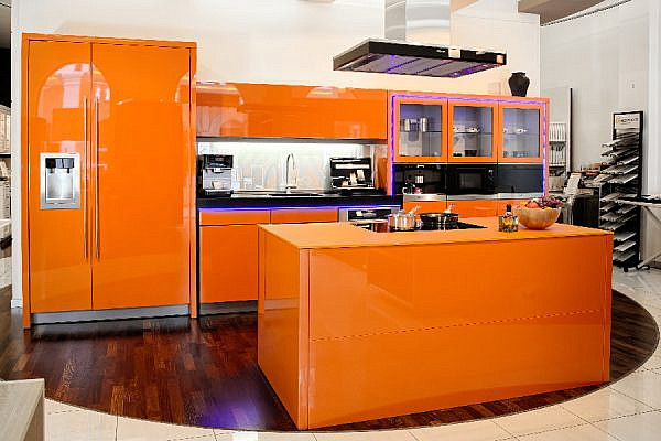 Кухня оранжевая og-08