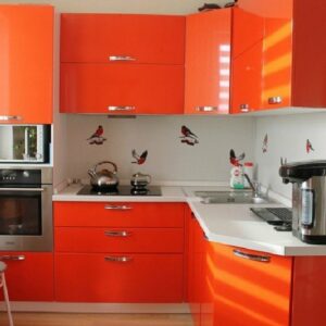 Кухня оранжевая og-09