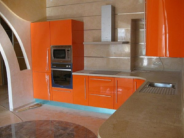 Кухня оранжевая og-10