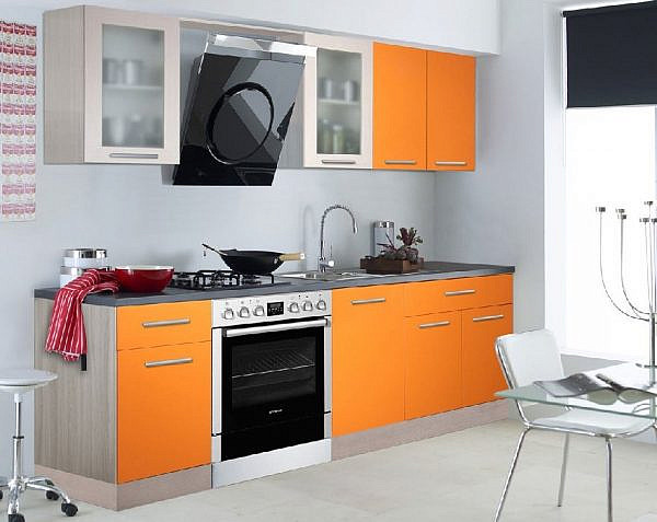 Кухня оранжевая og-11