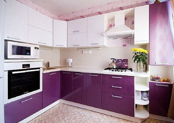 Кухня фиолетовая fo-16