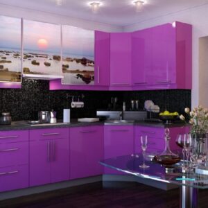 Кухня фиолетовая fo-10