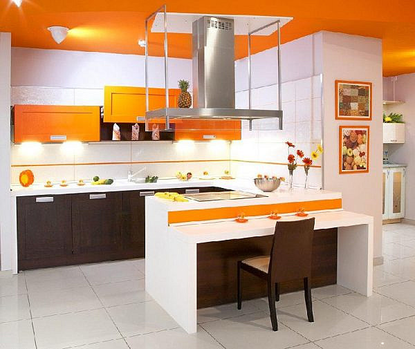Кухня оранжевая OG-15