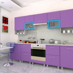 Кухня фиолетовая fo-17