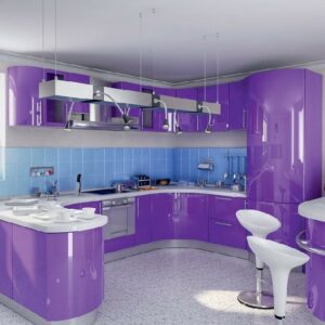 Кухня фиолетовая fo-18