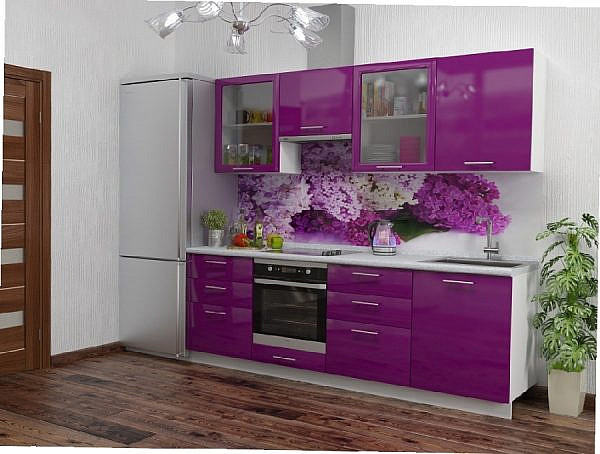 Кухня фиолетовая fo-06