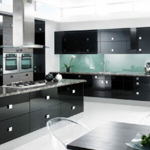 Кухня черная CR-04