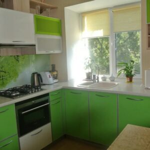 Кухня зеленая ze-102