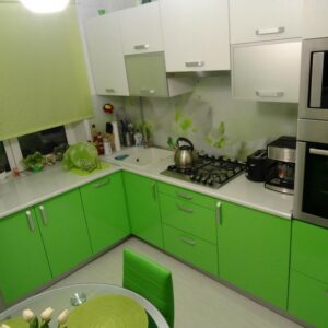Кухня зеленая ze-106