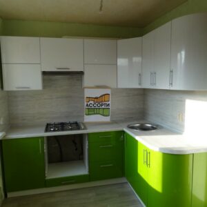 Кухня зеленая ze-107
