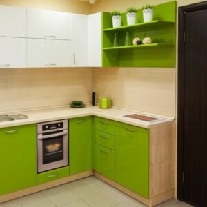 Кухня зеленая ze-108
