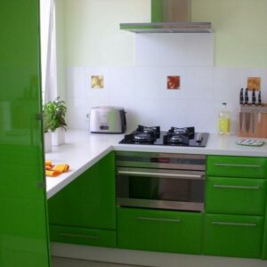 Кухня зеленая ze-110