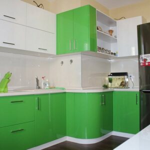Кухня зеленая ze-46