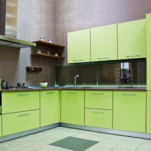 Кухня зеленая ze-48