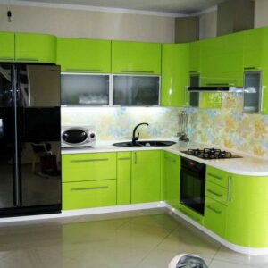 Кухня зеленая ze-53