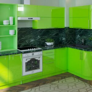 Кухня зеленая ze-60