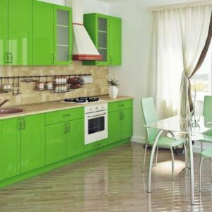 Кухня зеленая ze-68