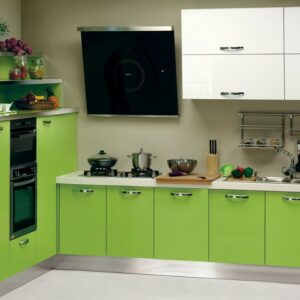 Кухня зеленая ze-72