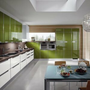 Кухня зеленая ze -82