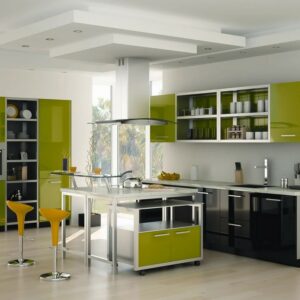 Кухня зеленая ze-113