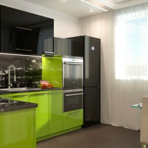 Кухня зеленая ze-115