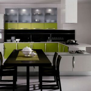 Кухня зеленая ze-116