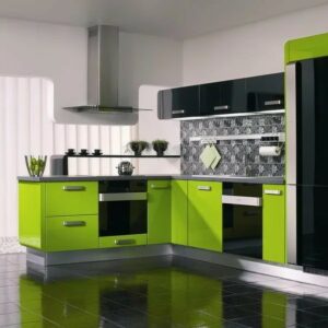 Кухня зеленая ze-119