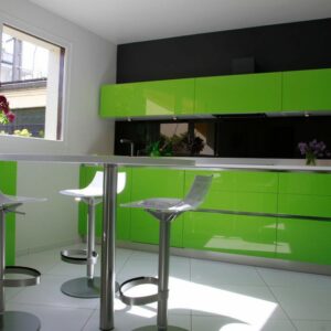Кухня зеленая ze-120