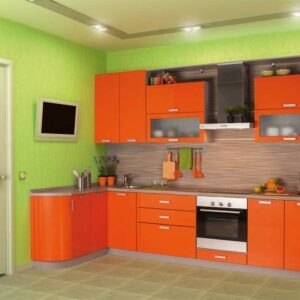 Кухня оранжевая og-21