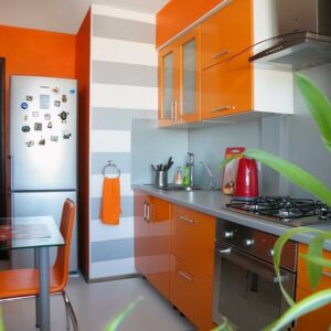 Кухня оранжевая og-23