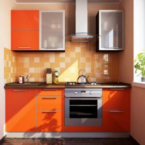 Кухня оранжевая og-32