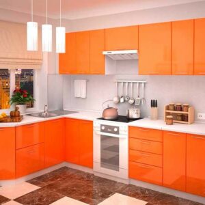Кухня оранжевая og-45