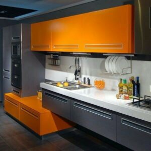 Кухня оранжевая og-55