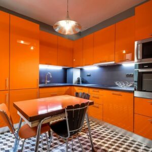 Кухня оранжеваящп-59
