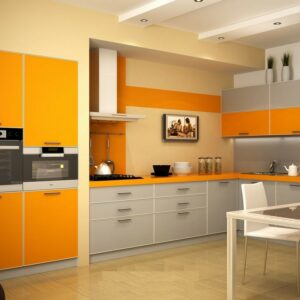 Кухня оранжевая og-74