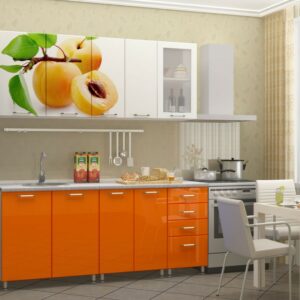 Кухня оранжевая og-79
