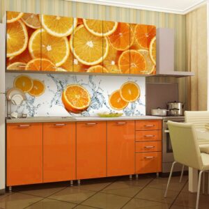 Кухня оранжевая og-84