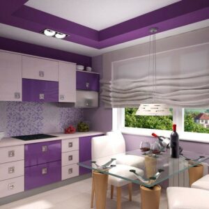 Кухня фиолетовая fo-32