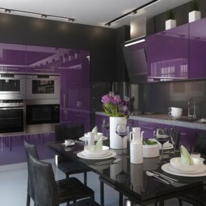 Кухня фиолетовая fo-33