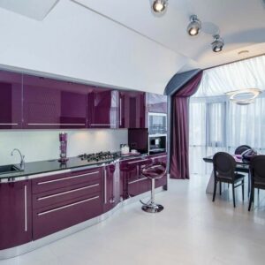 Кухня фиолетовая fo-34