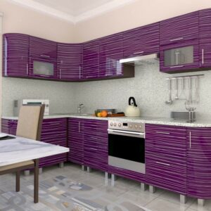 Кухня фиолетовая fo-38