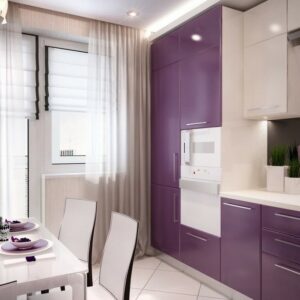 Кухня фиолетовая fo-46