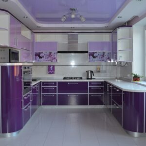 Кухня фиолетовая fo-54