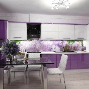 Кухня фиолетовая fo-62