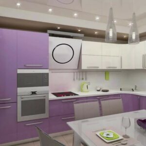 Кухня фиолетовая fo-67