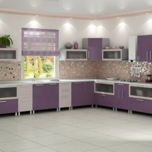 Кухня фиолетовая fo-68